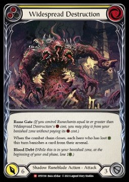 Widespread Destruction (Regular)