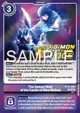 The Demon Wolf of the Castle of Nine Wolves (BT16-099)