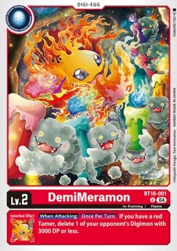DemiMeramon (BT18-001)