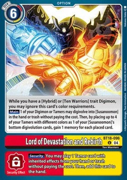 Lord of Devastation and Rebirth (BT18-096)