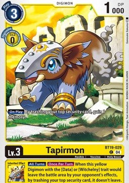 Tapirmon (BT19-029)