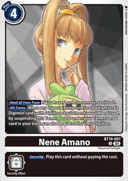 Nene Amano (BT19-087) (V.1)