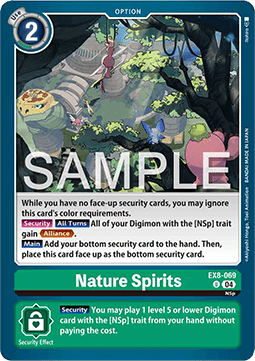 Nature Spirits (EX8-069) (V.1)