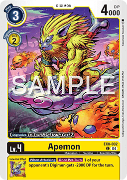 Apemon (EX8-032) (V.1)