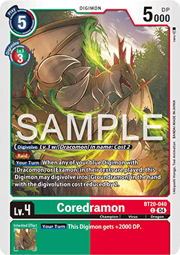 Coredramon (BT20-040)