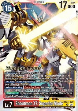 Shoutmon X7: Superior Mode (BT21-030)