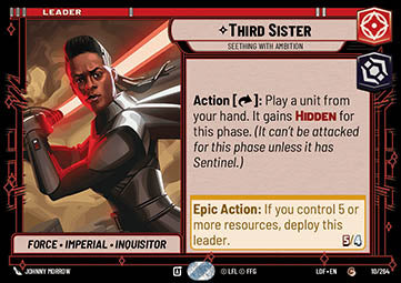 Third Sister, Seething With Ambition (V.1)