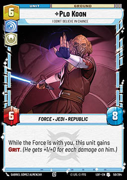 Plo Koon, I Don't Believe in Chance (V.1)