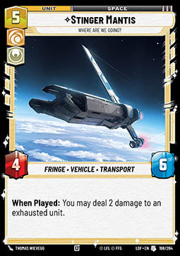 Stinger Mantis, Where Are We Going? (V.1)