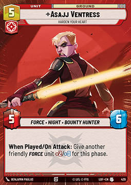 Asajj Ventress, Harden Your Heart (V.1)