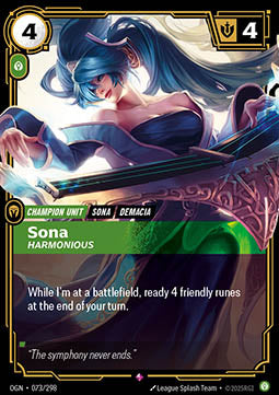 Sona, Harmonious