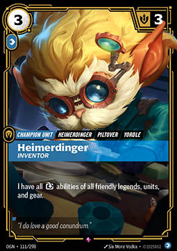 Heimerdinger, Inventor