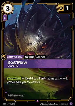 Kog'Maw, Caustic