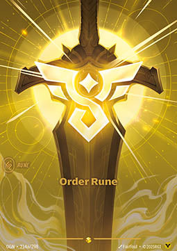 Order Rune (V.2 - Showcase)