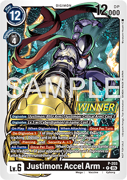 Justimon: Accel Arm (P-203)