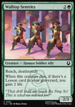 Walltop Sentries
