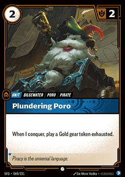 Plundering Poro