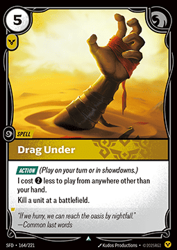 Drag Under