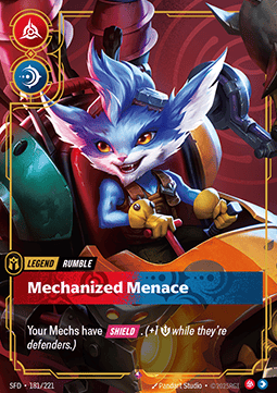 Rumble, Mechanized Menace (V.1 - Rare)