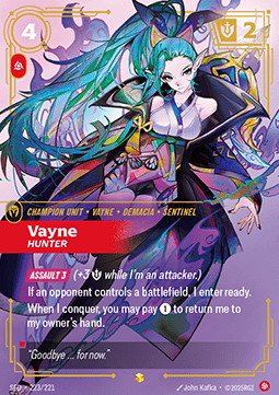 Vayne, Hunter (V.1 - Showcase)