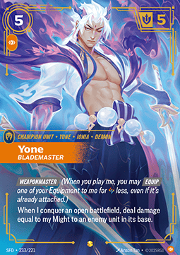 Yone, Blademaster (V.2 - Showcase)