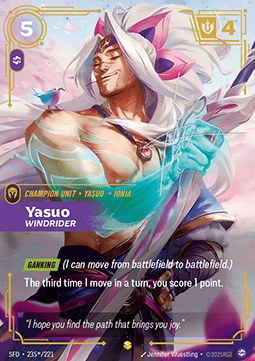 Yasuo, Windrider (V.2 - Signed Showcase)