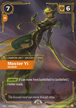 Master Yi, Honed