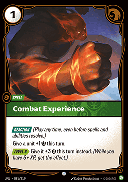 Combat Experience