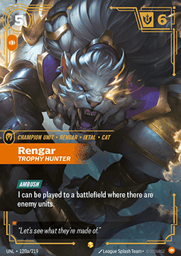 Rengar, Trophy Hunter (V.2 - Showcase)