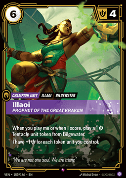 Illaoi, Prophet of the Great Kraken (V.1 - Rare)