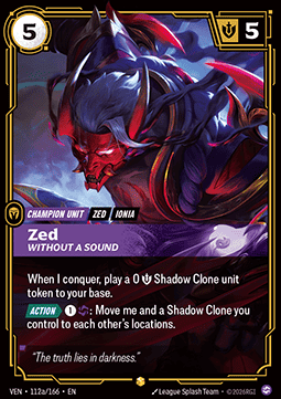 Zed, Without a Sound (V.2 - Showcase)
