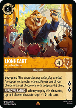 Lionheart - Incumbent Mayor