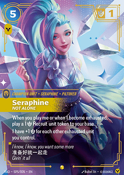 Seraphine, Not Alone (V.3 - Showcase)