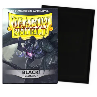 Dragon Shield Negro Clásico Standard 100U