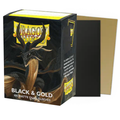 Dragon Shield Black & Gold Dual Matte Standard 100U