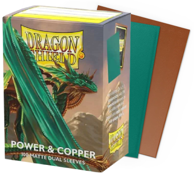 Dragon Shield Power & Copper Dual Matte Standard 100U