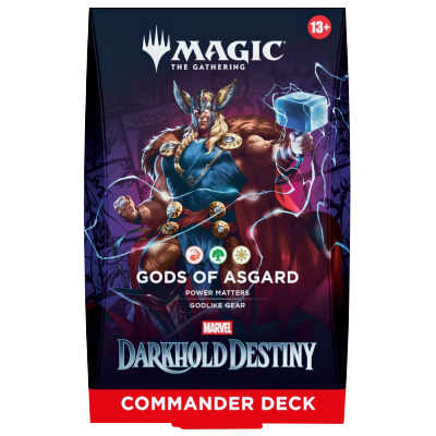 MTG: Marvel Darkhold Destiny Commander Deck Gods of Asgard English (PRESALE)