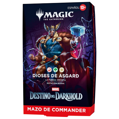 MTG: Marvel Darkhold Destiny Commander Deck Gods of Asgard Español (PREVENTA)