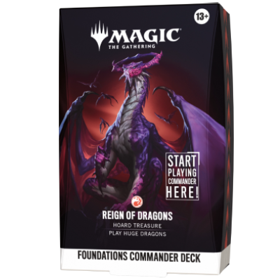 MTG: Reality Fracture Foundations Commander Deck Reign of Dragons English (PRESALE)