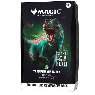 MTG: Reality Fracture Foundations Commander Deck Tramplesaurus Rex English (PRESALE)