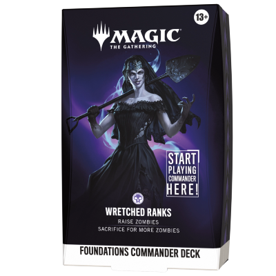 MTG: Reality Fracture Foundations Commander Deck Wretched Ranks Inglés (PREVENTA)