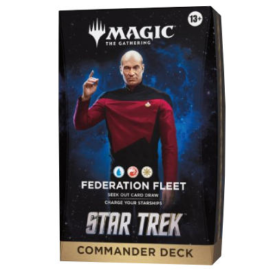 MTG: Star Trek Commander Deck Federation Fleet Español