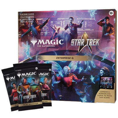 MTG: Star Trek Scene Box Enterprise-Q Inglés (PREVENTA)