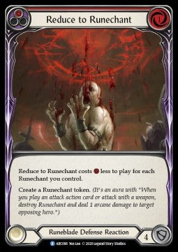 Reduce to Runechant (Red) (Normal)