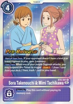 Sora Takenouchi & Mimi Tachikawa (BT6-091)