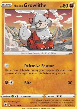 Hisuian Growlithe