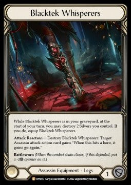 Blacktek Whisperers (Cold Foil)