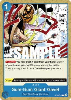 Gum-Gum Giant Gavel (OP03-055)