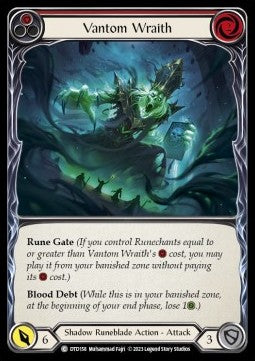 Vantom Wraith (Red) (Rainbow Foil)