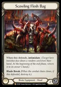 Scowling Flesh Bag (Cold Foil)